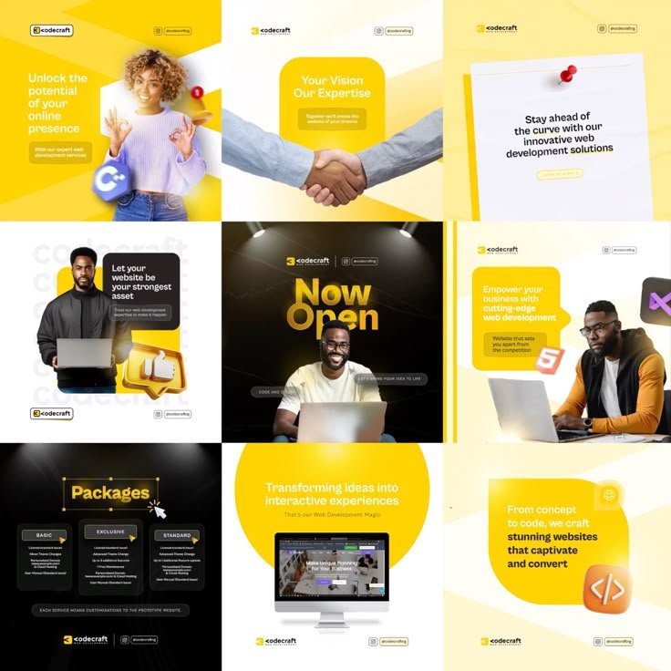 Web design collage 1